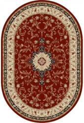 Delta Carpet Covor Oval, 60 x 110 cm, Grena, Lotos 523 (LOTUS-523-210-O-0611) Covor