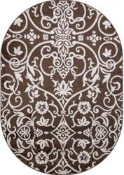 Delta Carpet Covor Oval, 60 x 110 cm, Crem / Maro, Cappuccino Model Ramuri 16026 (CAPPUCCINO-16026-13-O-0611)