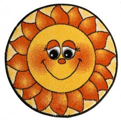 Delta Carpet Covor Rotund, 67 x 67 cm, Multicolor, Kolibri Model Floarea Soarelui 11175 (KOLIBRI-11175-150-O-067067) Covor