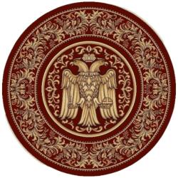 Delta Carpet Covor Bisericesc Rotund, 67 x 67 cm, Rosu, Lotos 15032 (LOTUS-15032-210-O-067067) Covor