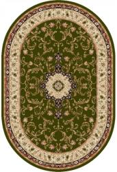 Delta Carpet Covor Oval, 60 x 110 cm, Verde, Lotos 523 (LOTUS-523-310-O-0611)