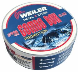 WEILER COMBO BOX 6.10 METAL&STONE 115mm 10 részes (010103-0182) - szerszamplusz