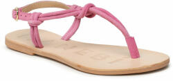 Manebi Szandál Manebi Suede Leather Sandals V 1.8 Y0 Bold Pink Knot Thongs 37 Női