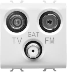 Gewiss Priza TV+FM+SAT 2M Gewiss Chorus alb GW10382 (GW10382)