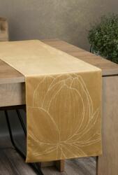 Eurofirany Blink12 bársony asztali futó Mézsárga 35x180 cm