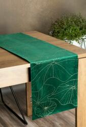 Eurofirany Blink18 bársony asztali futó Sötétzöld 35x220 cm