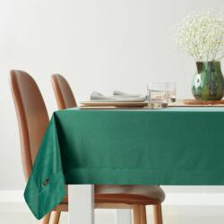 Eurofirany Egyszínű bársony asztalterítő Sötétzöld 145x220 cm