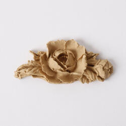 Hőre lágyuló fa díszítőelem - rózsa girland 6, 5*3cm 43382 (43382)