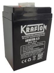 MW Power Krafton 6V 4.5Ah gondozásmentes ólom akku etetőhajóba (kocka)