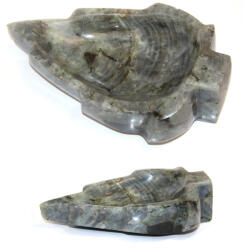 Bol din Labradorit Mineral Natural Frunza - 19x12x5 cm - Unicat
