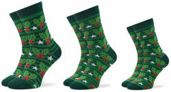 Rainbow Socks 3 pár uniszex hosszú szárú zokni Rainbow Socks Xmas Balls Zöld 30_46_MIX Férfi