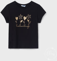 MAYORAL SZÍVECSKÉS FEKETE PÓLÓ (0, 14 év-157 cm)