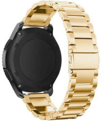 iUni Curea metalica Smartwatch Samsung Galaxy Watch 4, Watch 4 Classic, Gear S2, iUni 20 mm Otel Inoxidabil, Gold (510076)