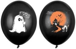PartyDeco Set baloane din latex - Halloween Boo mix 6 buc