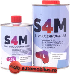 Helios S4M Pachet Lac+intaritor antiscratch 2K 2: 1 Helios S4M 1L+0.5L (00000003284)