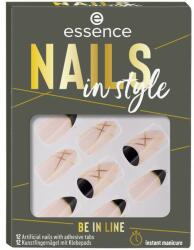 Essence Unghii false cu adeziv - Essence Nails In Style Be In Line 12 buc