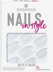 Essence Unghii false cu adeziv - Essence Nails In Style Keep It Basic 12 buc