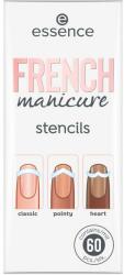 Essence Șabloane pentru manichiură franțuzească - Essence French Manicure Stencils 60 buc