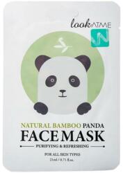 Look At Me Mască din țesătură pentru față, cu extract de bambus - Look At Me Natural Bamboo Panda Face Mask 21 ml