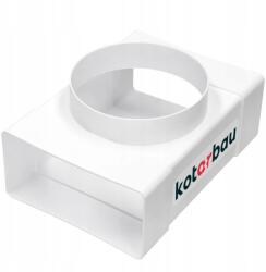 KOTARBAU Racord Tee 120x60 Conductă Plată Fi 100 Mm (n835)