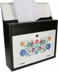 Kotarbau Cutie poștală pentru scrisori ziare cu model folclor (J699)
