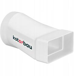 KOTARBAU 120x60 Conector De Conductă Cu Secțiune Variabilă Fi100mm (n843)