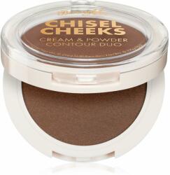  Barry M Chisel Cheeks Púderes highlight és kontúr paletta duo Medium 11 g