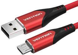 Vention Cable USB 2.0 to Micro USB Vention COARG 3A 1.5m (Red) (COARG) - scom