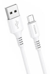 Foneng Cable USB to Micro USB Foneng, X85 3A Quick Charge, 1m (white) (X85 Micro) - scom