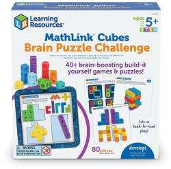 Learning Resources Set MathLink® - Colectie de jocuri de logica (LER9336) - roua