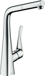 Hansgrohe Baterie bucatarie cu dus extractibil Hansgrohe Metris M71 320 Eco cu 1 jet 14781000 (14781000)