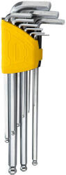 Deli Tools EDL3090 imbuszkulcs készlet, 1, 5-10 mm (ezüst) (EDL3090) - okoscucc