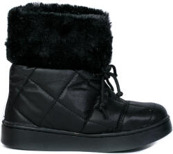 Bibi Shoes Cizme Fete Cizme Fete Bibi Urban Boots Black cu Siret Imblanite Bibi Shoes Negru 30