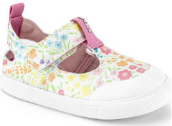 Bibi Shoes Pantofi sport Casual Fete Pantofi Decupati Fete Bibi Agility Mini Flowers Bibi Shoes Alb 22