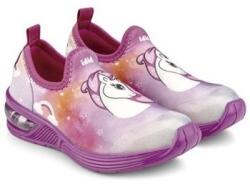 Bibi Shoes Pantofi sport modern Fete Pantofi Fete LED Bibi Space Wave 2.0 Unicorn Degrade Bibi Shoes roz 26