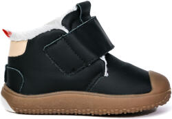 Bibi Shoes Ghete Băieți Ghete Baieti Bibi Prewalker Black cu Velcro Imblanite Bibi Shoes Negru 20