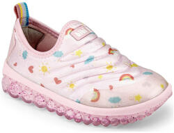 Bibi Shoes Pantofi sport modern Fete Pantofi Sport Fete Bibi Roller 2.0 Sugar Rainbow Bibi Shoes roz 28