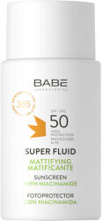 Laboratorios Babé BABÉ Super Fluid mattító fényvédő arckrém SPF50 (50 ml) - Lejárat: 2026.04 - ekozmetikum