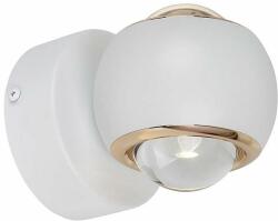 V-TAC fali kétirányú 10W beltéri LED lámpa, fehér házzal, meleg fehér - SKU 23008 (23008)