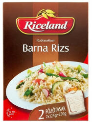 Riceland Főzőtasakos rizs RICELAND Barna 2x125g - papir-bolt