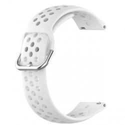 BSTRAP Silicone Dots szíj Samsung Galaxy Watch 42mm remienok, white (SSG013C0202)