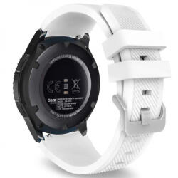 BSTRAP Silicone Sport szíj Samsung Gear S3, white (SSG006C22)