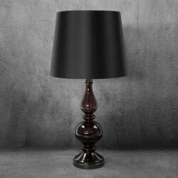 Eurofirany Alma asztali lámpa Bordó/fekete 28x36x70 cm
