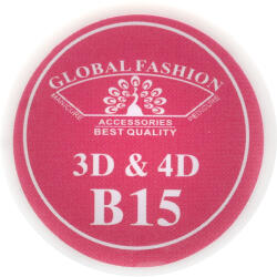 Global Fashion Gel UV 4D plastilina, gel plastart, Global Fashion, B15, 7g, piersica - global-fashion