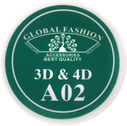Global Fashion Gel UV 4D plastilina, gel plastart, Global Fashion, A02, 7g, verde - global-fashion