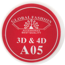 Global Fashion Gel UV 4D plastilina, gel plastart, Global Fashion, A05, 7g, culoare roz - global-fashion
