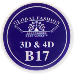Global Fashion Gel UV 4D plastilina, gel plastart, Global Fashion, B17, 7g, violet - global-fashion