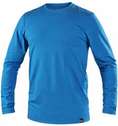CXS Tricou cu mânecă lungă bărbați CXS SIMON - Albastru azur | 2XL (1620-302-416-96)
