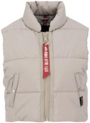 Alpha Industries Puffer Vest Cropped Woman - vintage sand