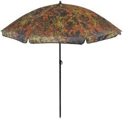 Fox Outdoor Umbrela parasolar pentru plaja, pescuit, camping, diametru 180 cm, unghi reglabil, camuflaj